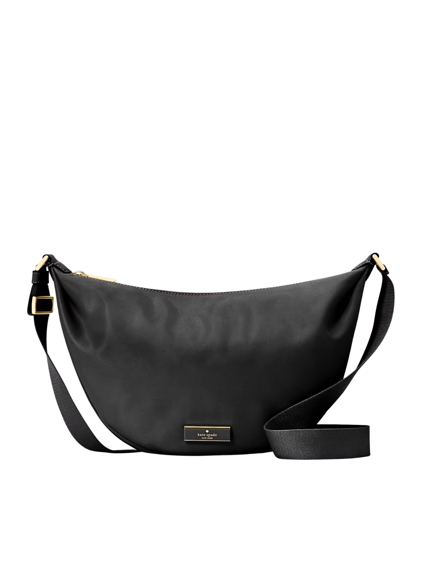 Kate-Spade-Carter-Nylon-Medium-Sling-Bag-Black
