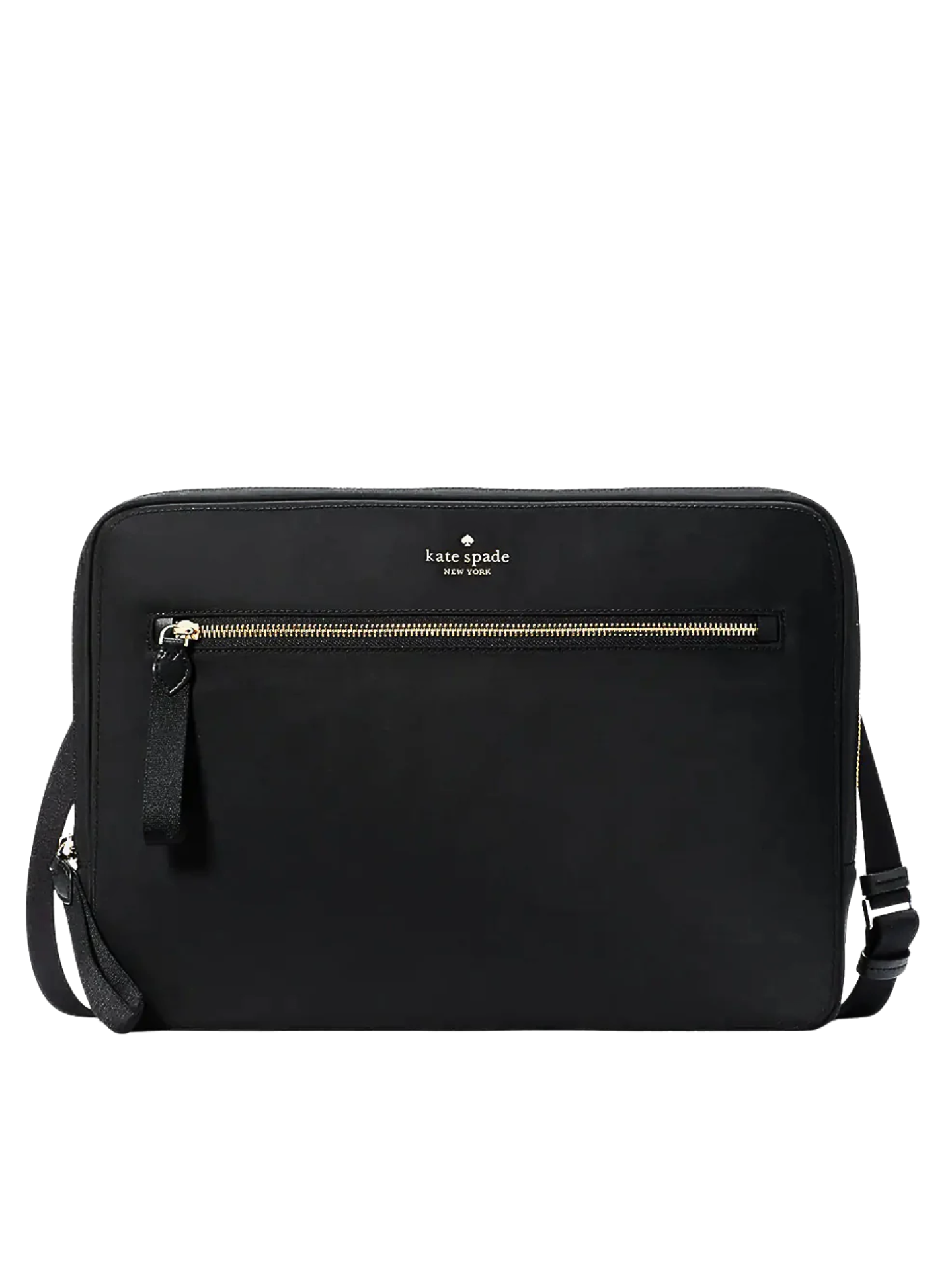 Kate-Spade-Chelsea-Laptop-Sleeve-With-Strap-Black