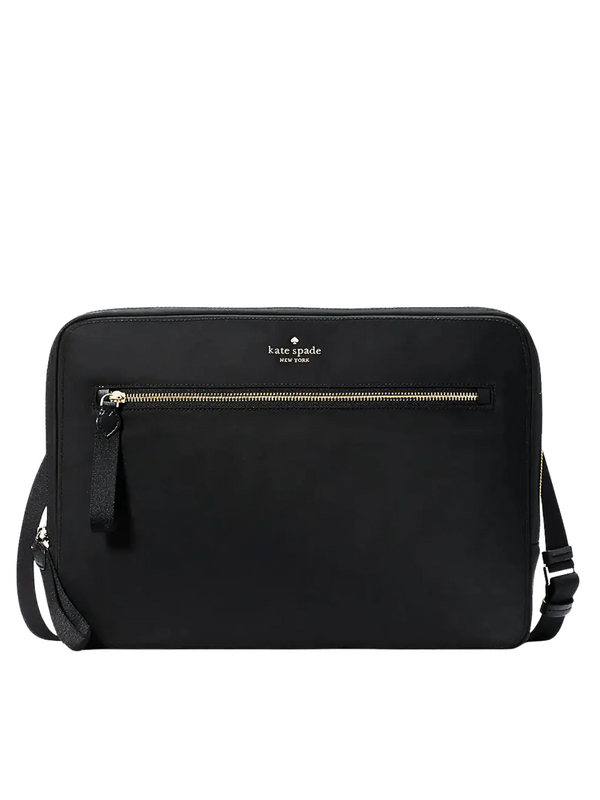 Kate-Spade-Chelsea-Laptop-Sleeve-With-Strap-Black