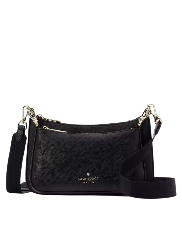 Kate-Spade-Duet-Crossbody-Bag-In-Saffiano-Leather-Black