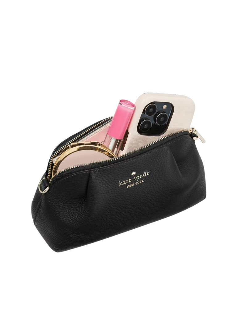 Kate-Spade-Dumpling-Pebbled-Leather-Convertible-Crossbody-Bag-Black