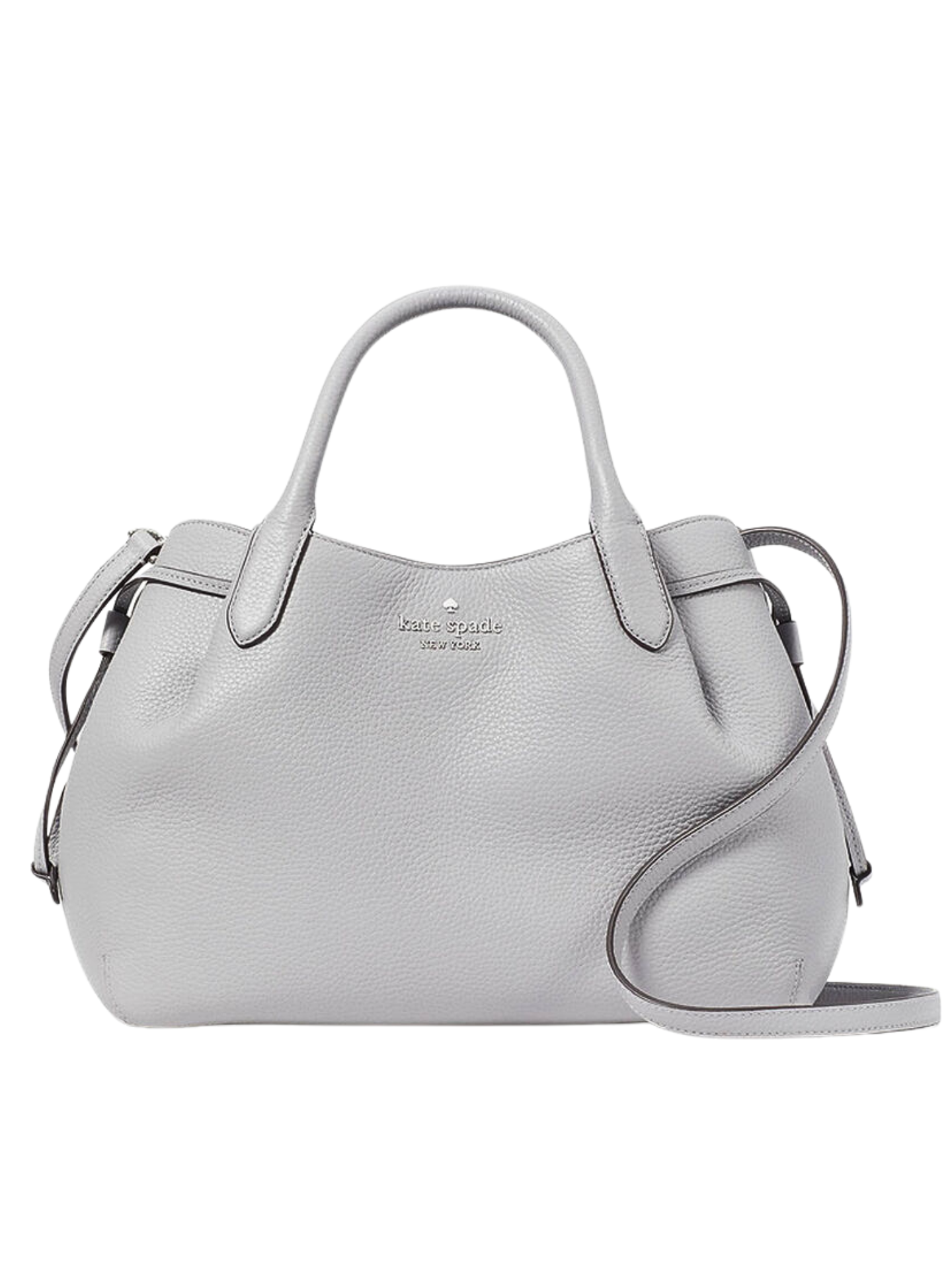 Kate-Spade-Dumpling-Pebbled-Leather-Large-Triple-Compartment-Satchel-Mountain-Grey