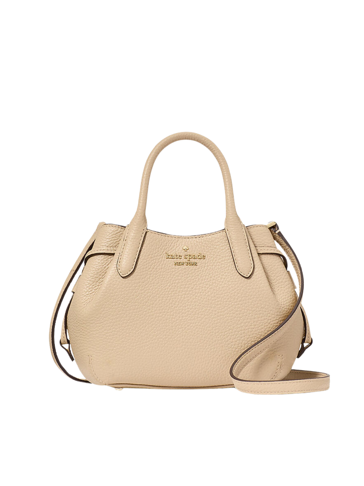Kate-Spade-Dumpling-Pebbled-Leather-Mini-Triple-Compartment-Satchel-Light-Sand