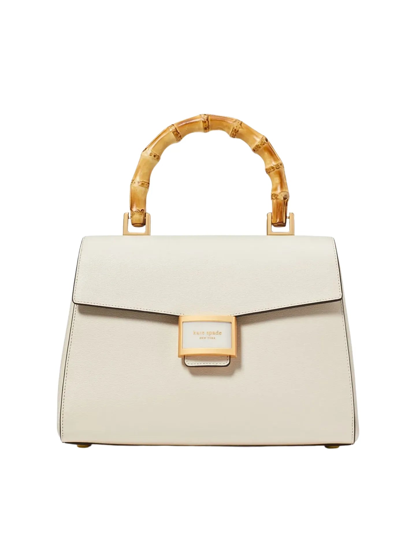 Kate-Spade-Katy-Bamboo-Medium-Top-Handle-Halo-White