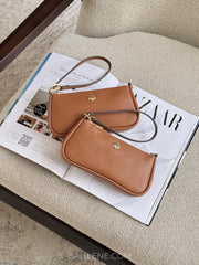 Kate-Spade-Kayla-Pebbled-Leather-Convertible-Wristlet-Brown-balilene