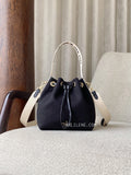 Kate-Spade-Kip-Canvas-Bucket-Bag-Black-balilene