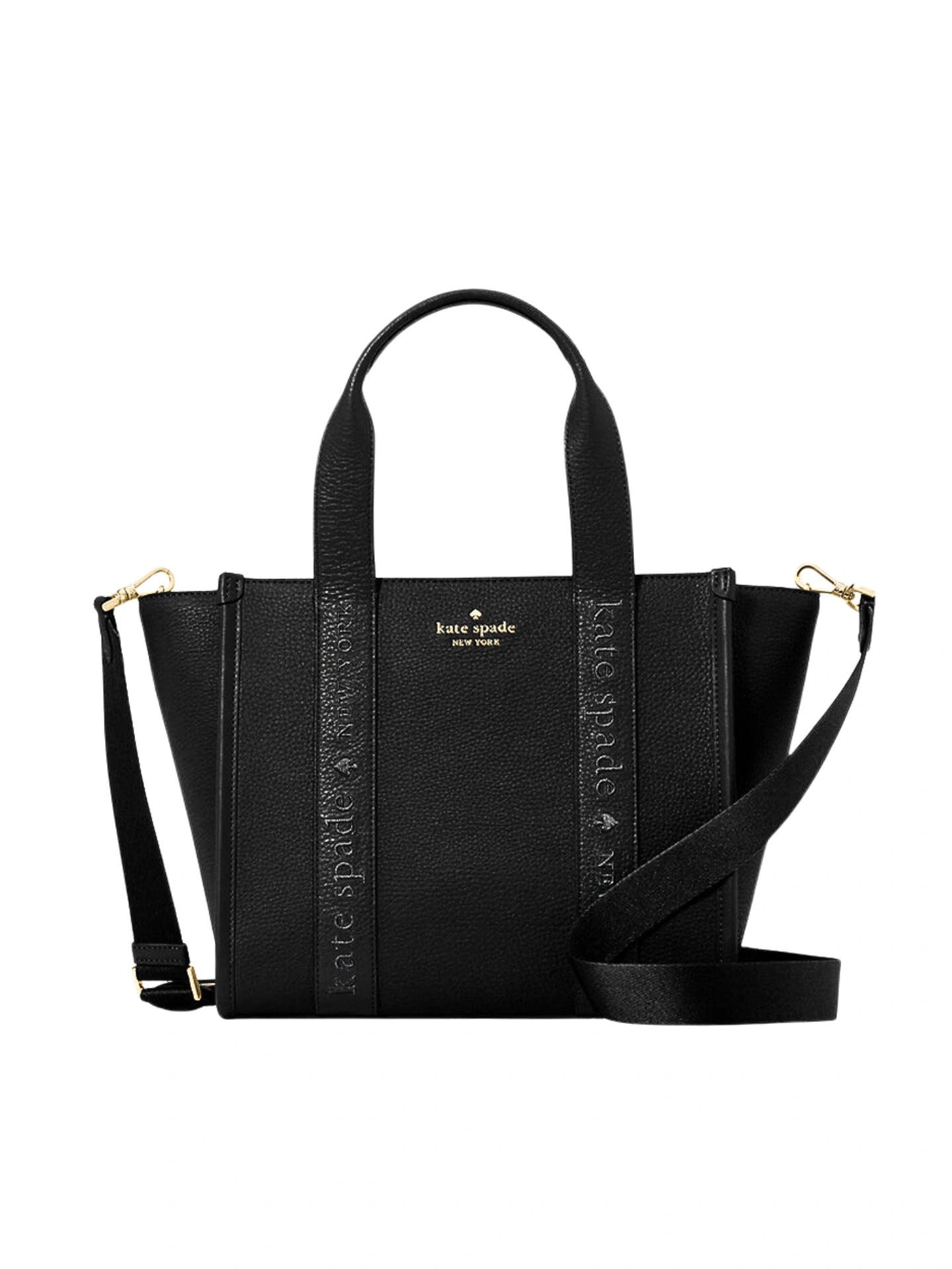 Kate-Spade-Kip-Leather-Small-Tote-Bag-Black