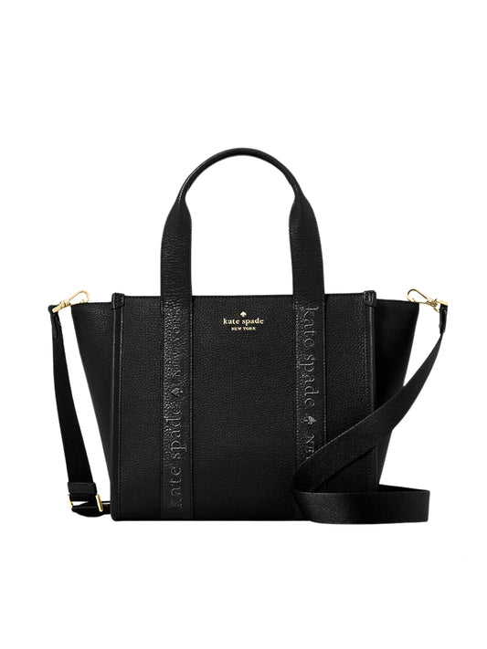 Kate-Spade-Kip-Leather-Small-Tote-Bag-Black