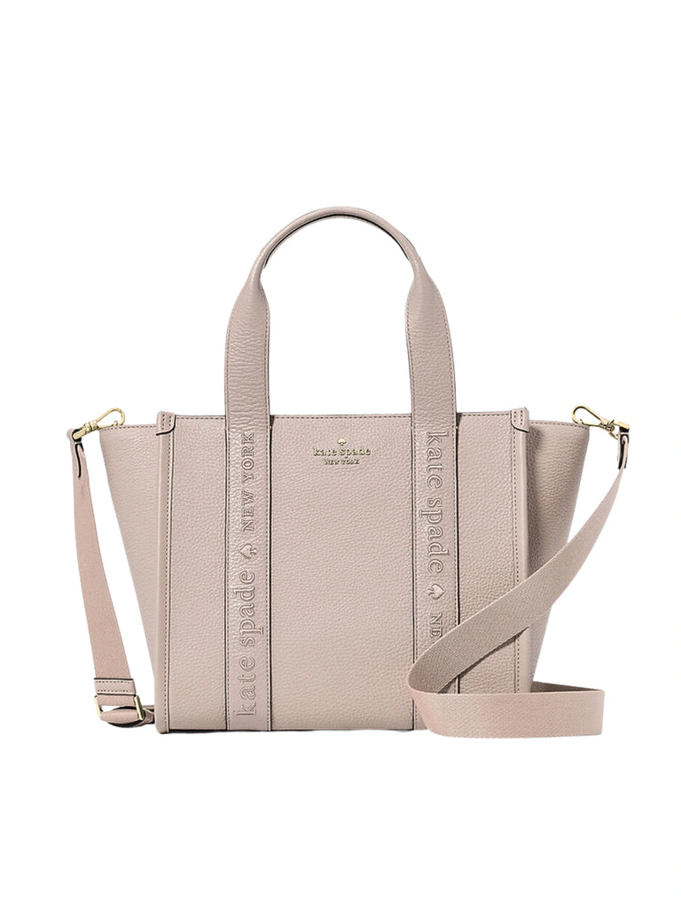 Kate Spade Kip Leather Small Tote Bag Cozy Grey – Balilene