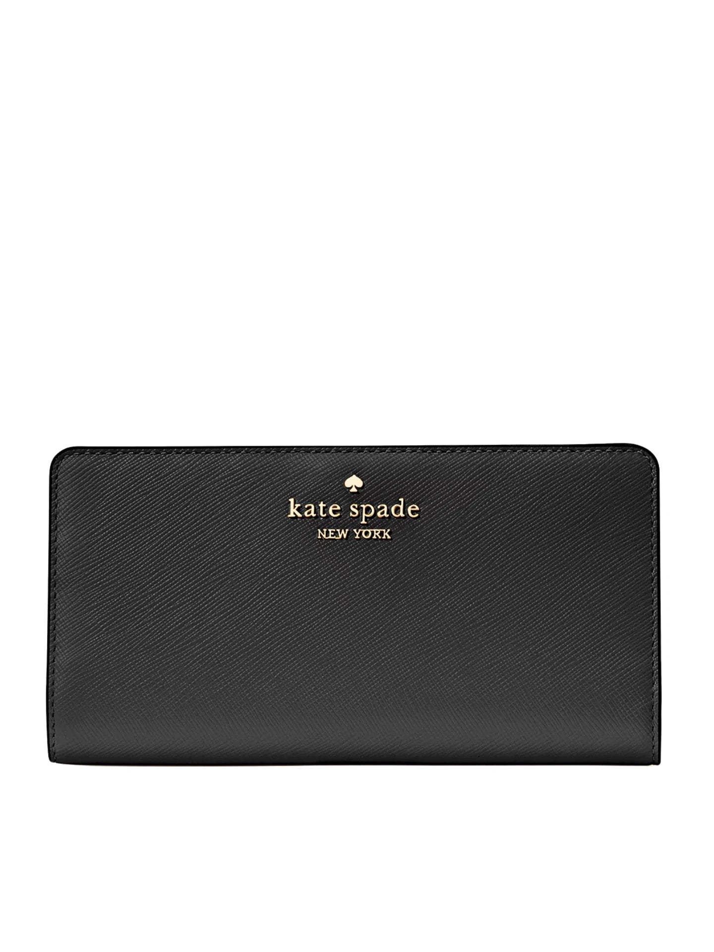 Kate-Spade-Large-Slim-Bifold-Wallet-Black