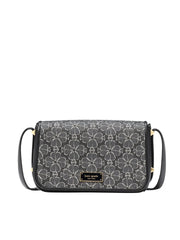 Kate-Spade-Liv-Spade-Flower-Coated-Canvas-Small-Flap-Crossbody-Black-Multi
