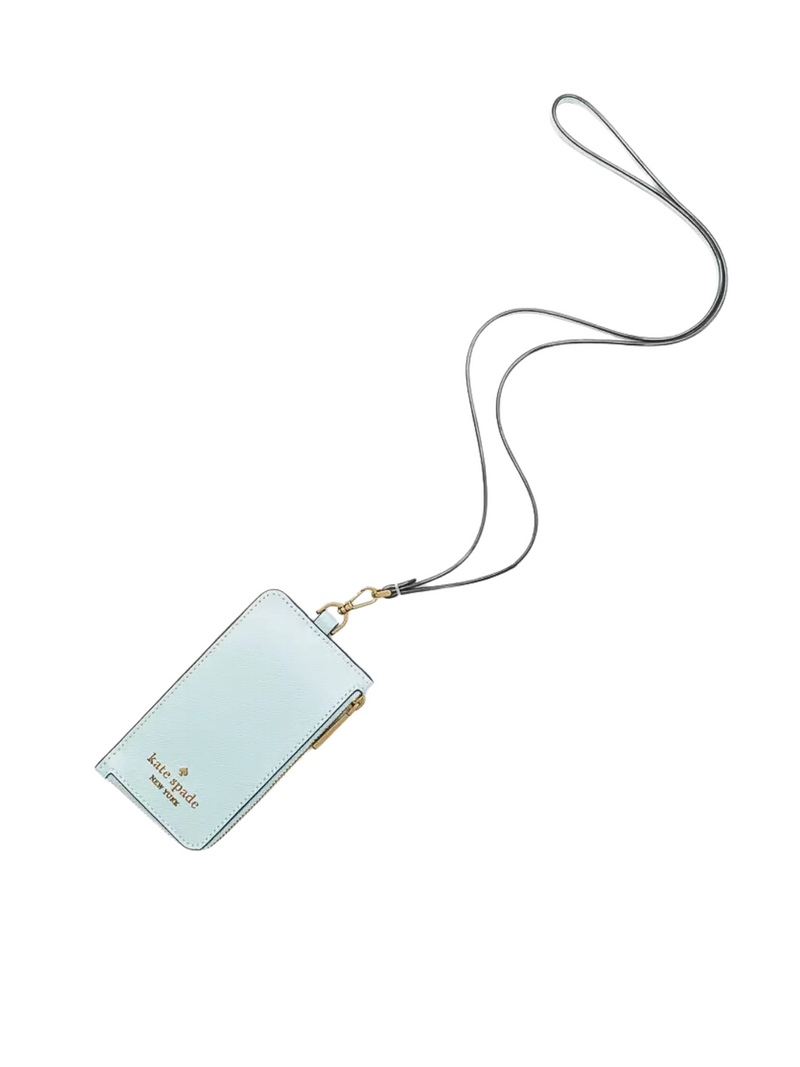 Kate Spade Madison Card Case Lanyard Blue Glow Balilene