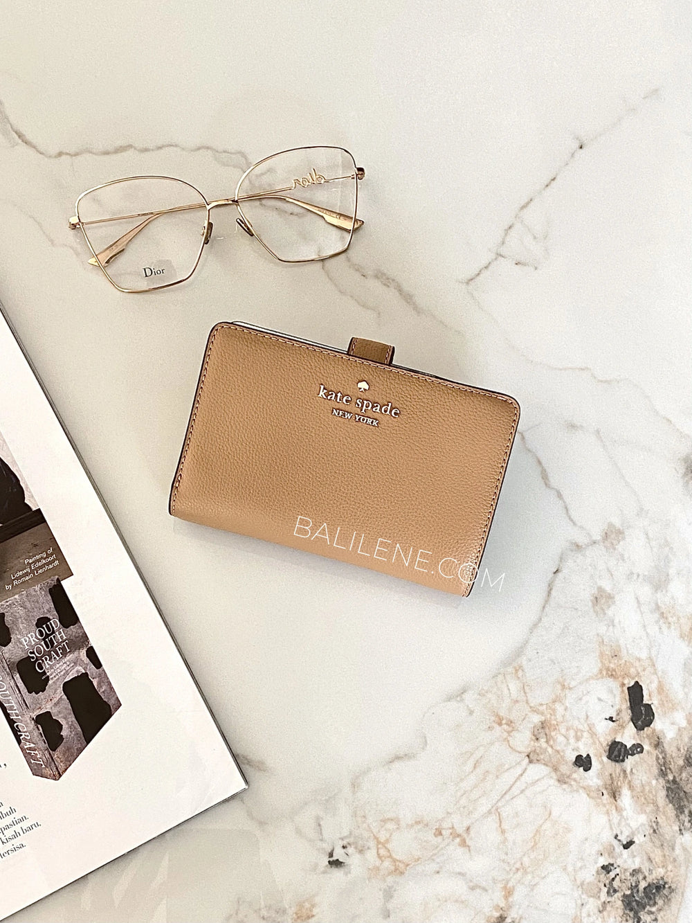 Kate-Spade-Medium-Bifold-Wallet-Tuscan-Brown-balilene
