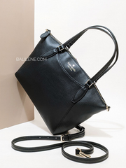    Kate-Spade-Monica-Satchel-Pebbled-Leather-Black-Balilene-detail-depan