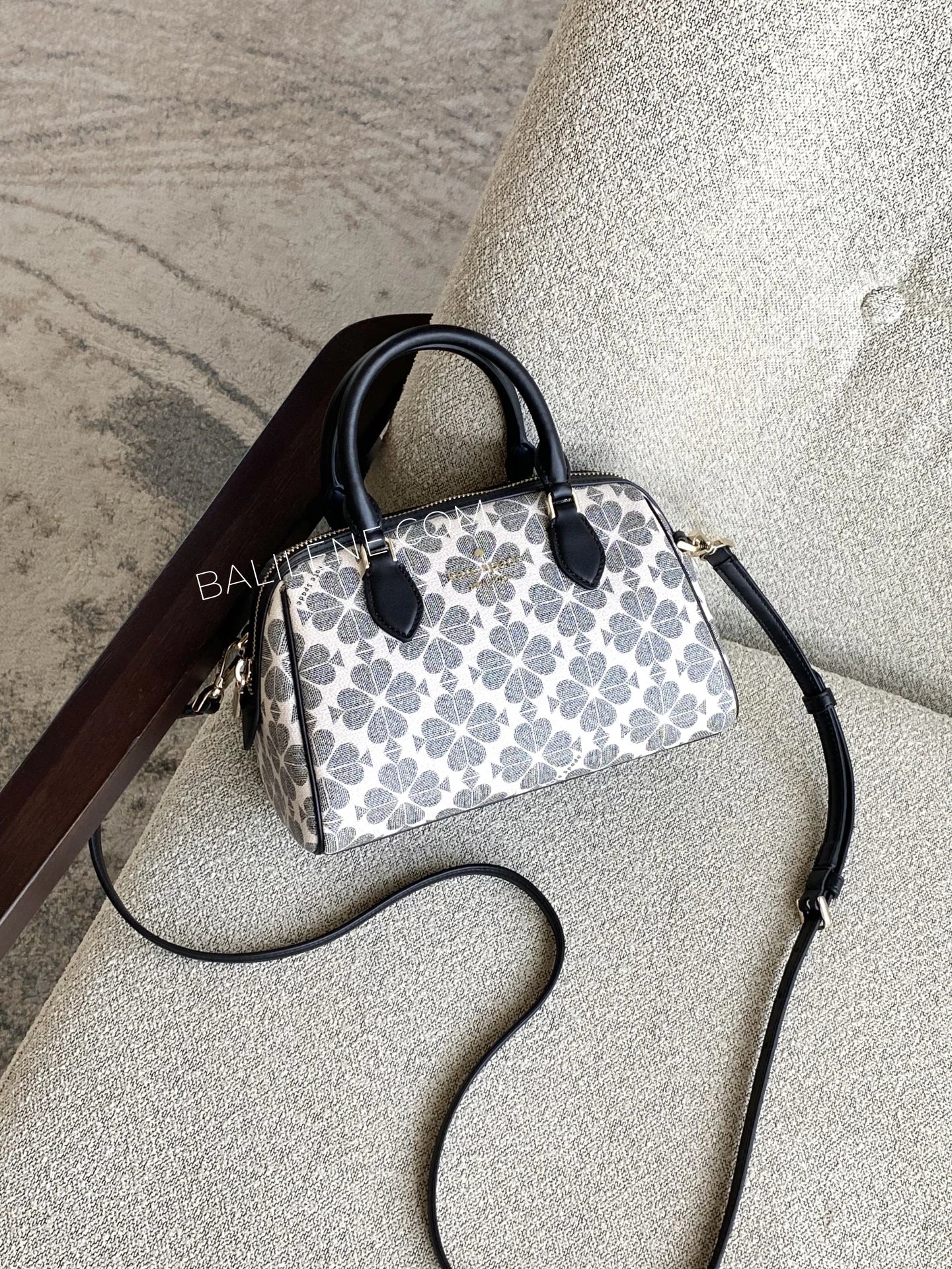 Kate-Spade-Signature-Spade-Flower-Duffle-Crossbody-Bag-Black-Multi-balilene
