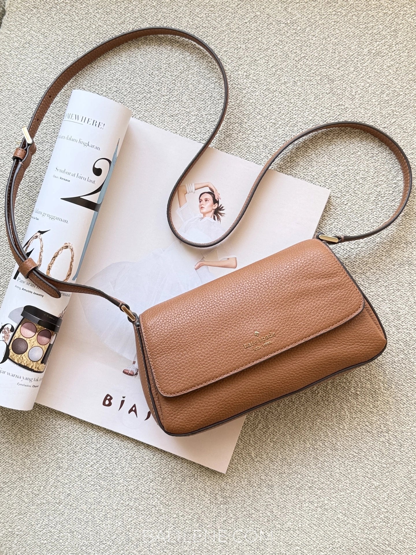 Kate-Spade-Sutton-Mini-Flap-Crossbody-Bag-Warm-Gingerbread-balilene