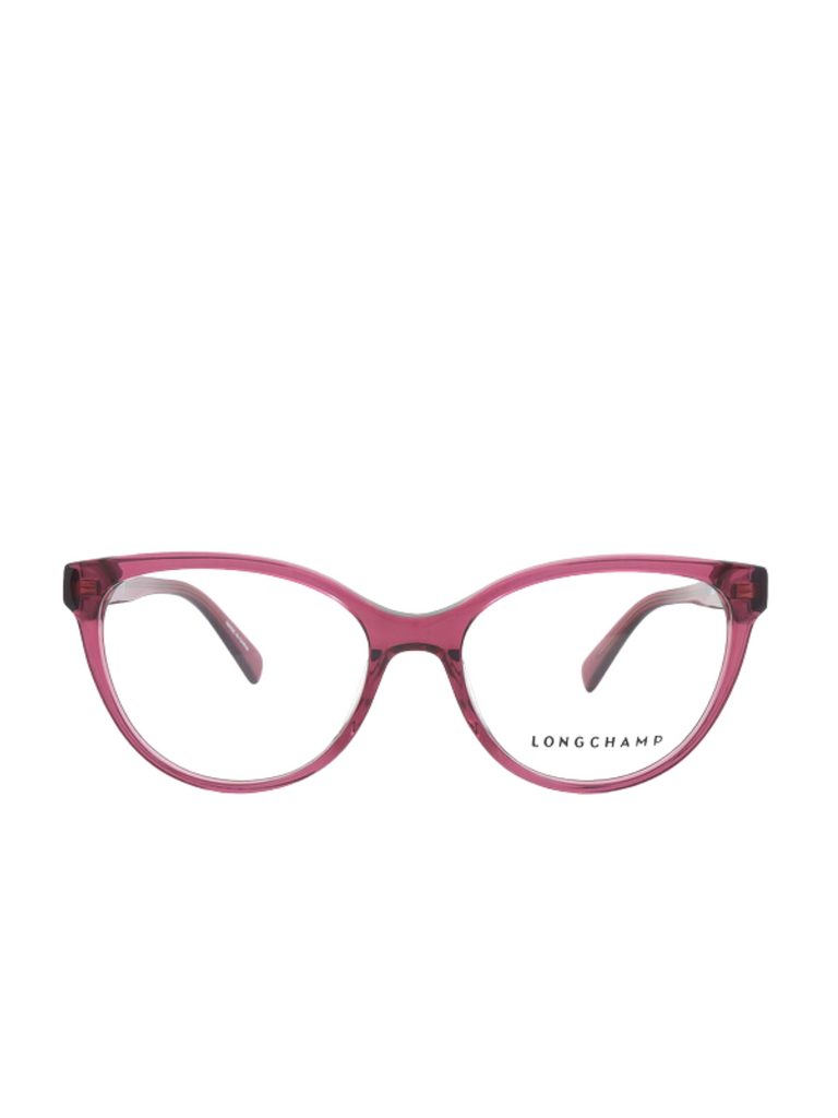 Longchamp-Demo-Cat-Eye-Ladies-Eyeglasses-Red