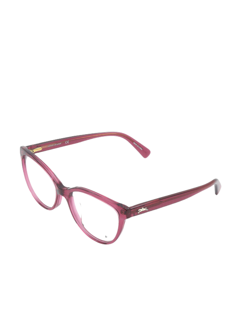 Longchamp-Demo-Cat-Eye-Ladies-Eyeglasses-Red