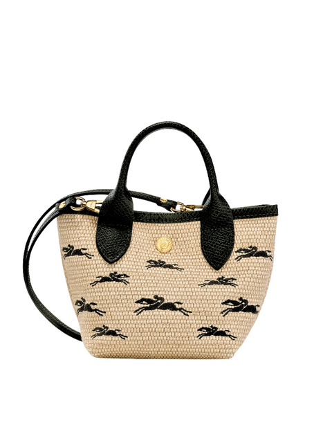 Longchamp Le Panier Pliage Extra Small Basket Bag Black