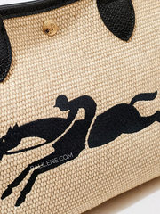 Longchamp Le Panier Pliage Small Basket Bag Black