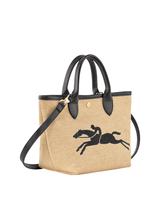 Longchamp Le Panier Pliage Small Basket Bag Black