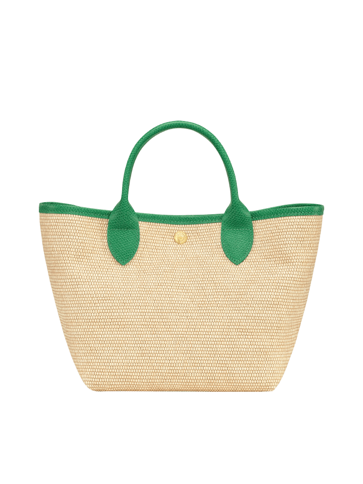 Longchamp Le Panier Pliage Small Basket Bag Green