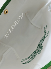 Longchamp Le Panier Pliage Small Basket Bag Green