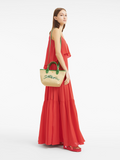 Longchamp Le Panier Pliage Small Basket Bag Green