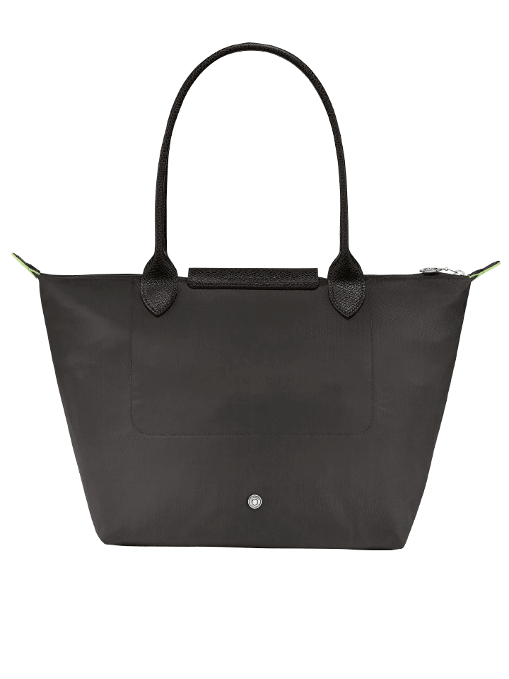Longchamp Le Pliage Green Medium Shoulder Bag Black