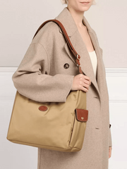 Longchamp Le Pliage Hobo Desert