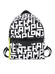 Longchamp-Le-Pliage-LGP-Backpack-White-Black