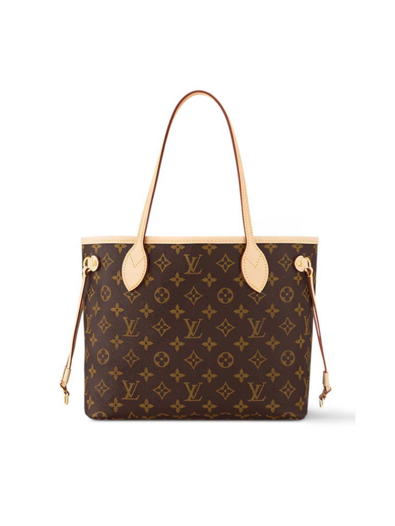 Louis-Vuitton-Bolsa-Neverfull-PM-Monogram-Beige