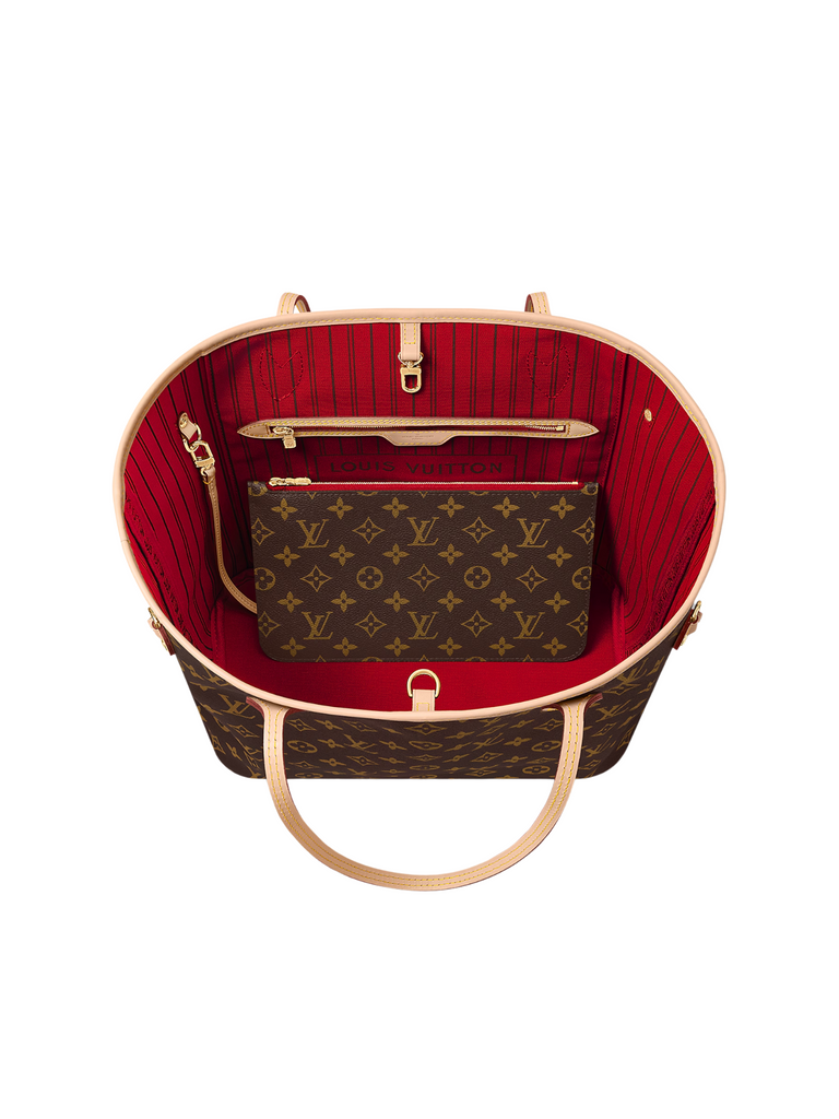 Louis-Vuitton-Neverfull-MM-Monogram-Cerise-Red