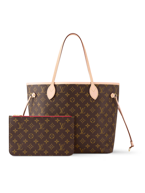 Louis-Vuitton-Neverfull-MM-Monogram-Cerise-Red