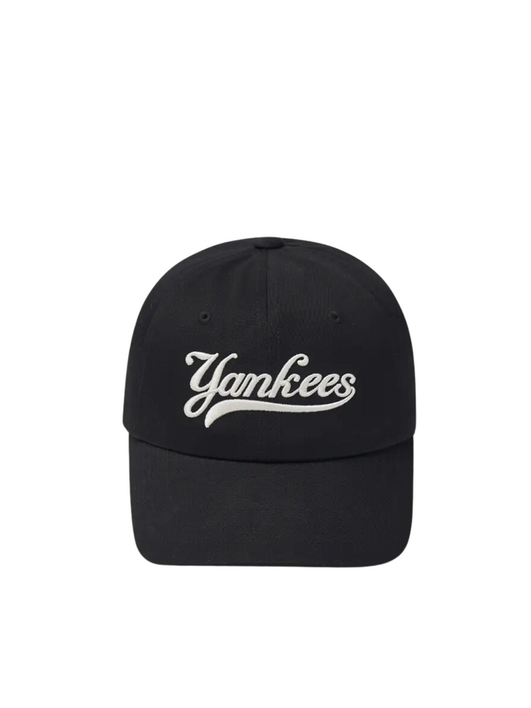 MLB-Yankees-Varsity-Cursive-Unstructured-Ball-Cap-Black