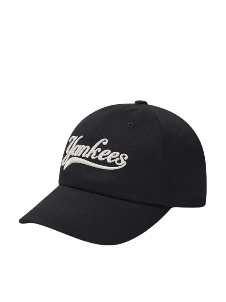 MLB-Yankees-Varsity-Cursive-Unstructured-Ball-Cap-Black