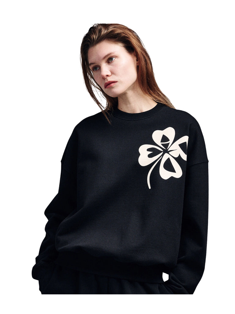 Mardi-Mercredi-Sweatshirt-Clovermardi-Black-Cream