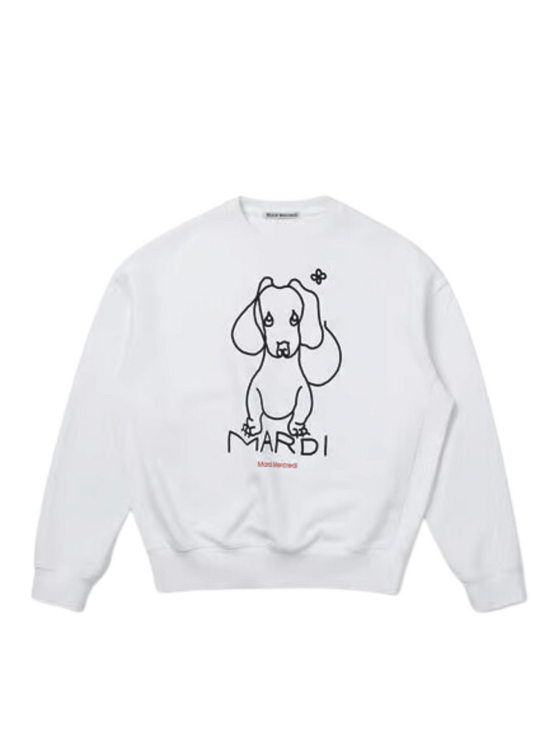 【2024】お歳暮・冬ギフト Sweatshirt Mercredi Mardi Ddanji Balilene – Black White CH.02 トップス
