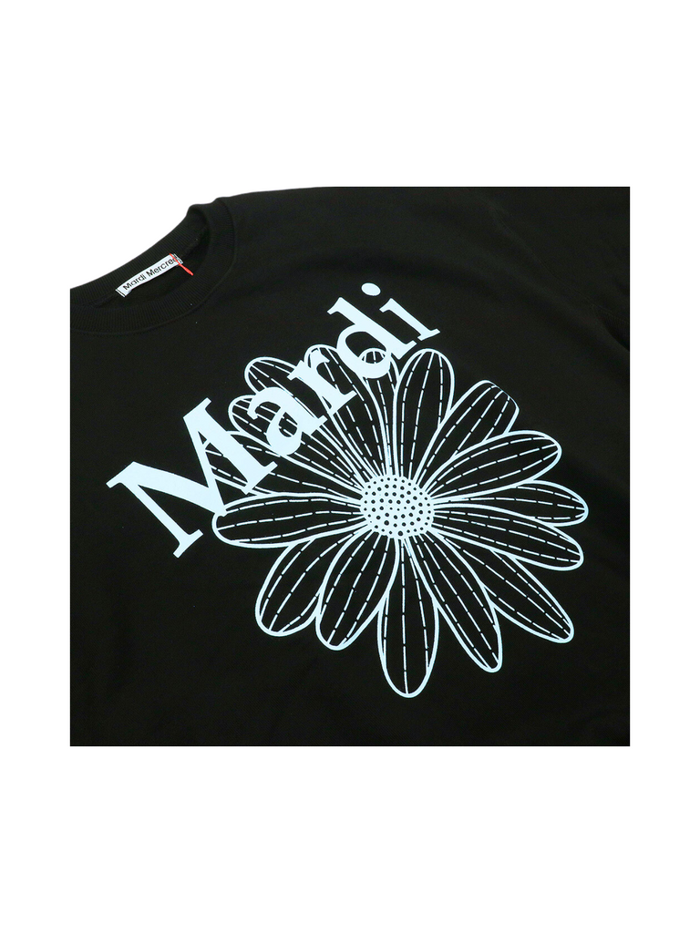 Mardi-Mercredi-Sweatshirt-Flowermardi-Black-Cream