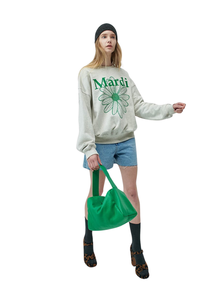 Mardi-Mercredi-Sweatshirt-Flowermardi-Blossom-Oatmeal-Green