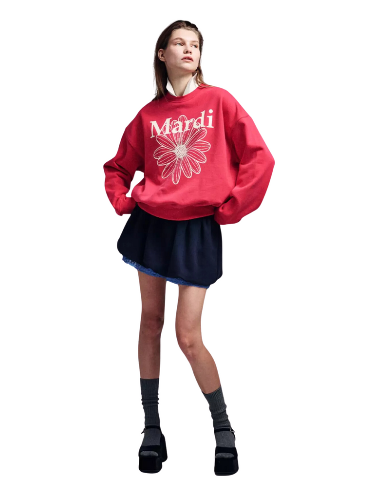 Mardi-Mercredi-Sweatshirt-Flowermardi-Blossom-Red-Ivory