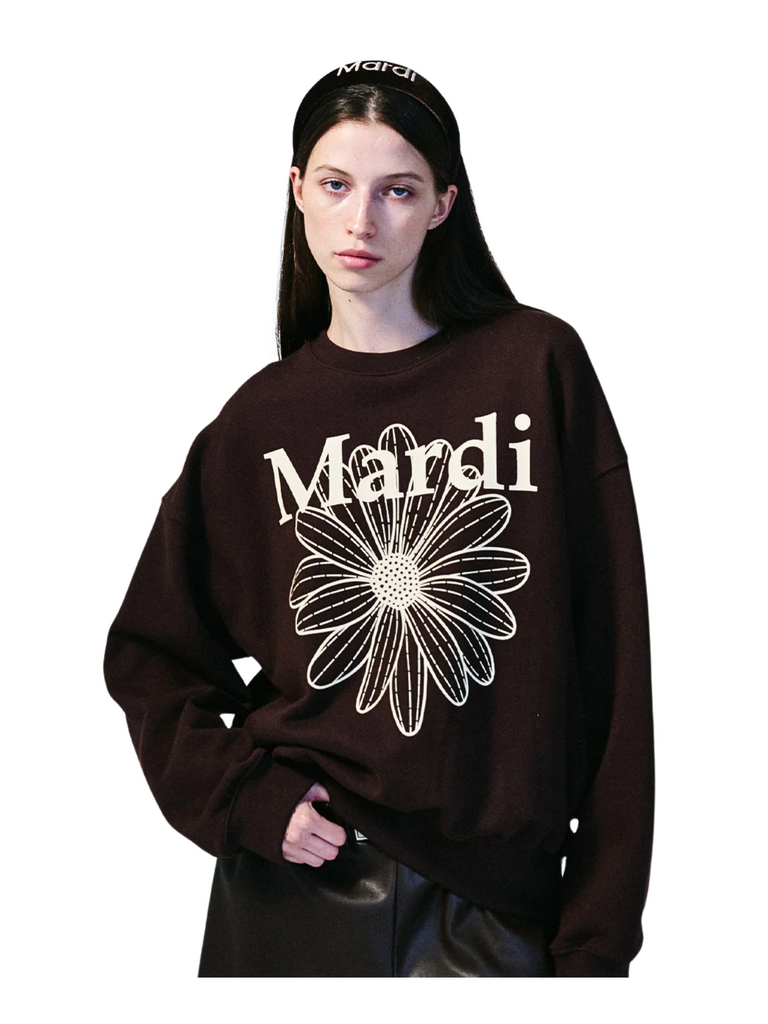 Mardi-Mercredi-Sweatshirt-Flowermardi-Brown-Cream