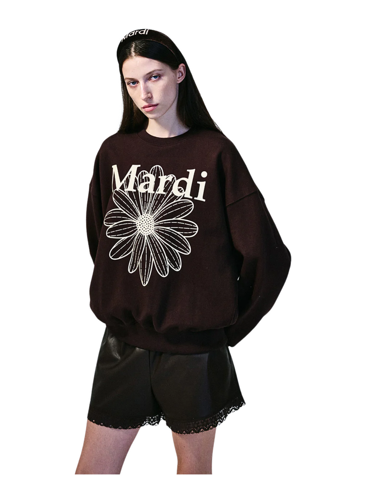 Mardi-Mercredi-Sweatshirt-Flowermardi-Brown-Cream