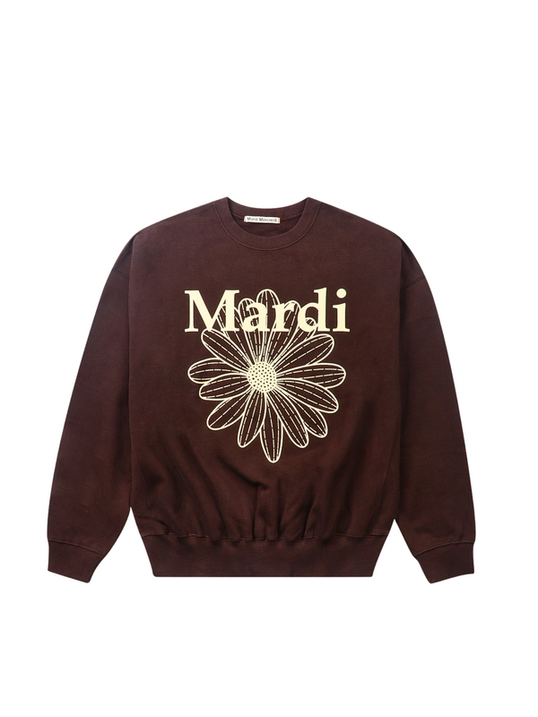 Mardi-Mercredi-Sweatshirt-Flowermardi-Brown-Cream