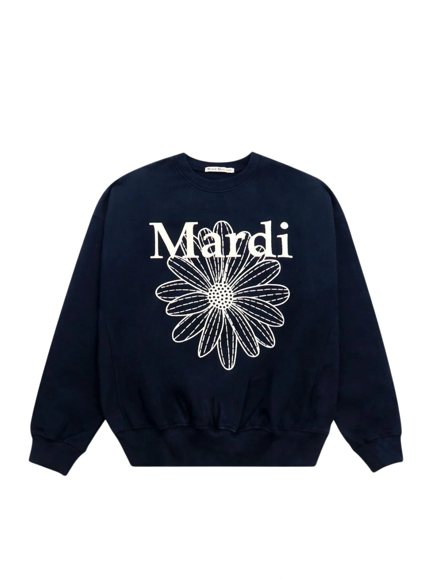 Mardi-Mercredi-Sweatshirt-Flowermardi-Needlework-Navy-Cream
