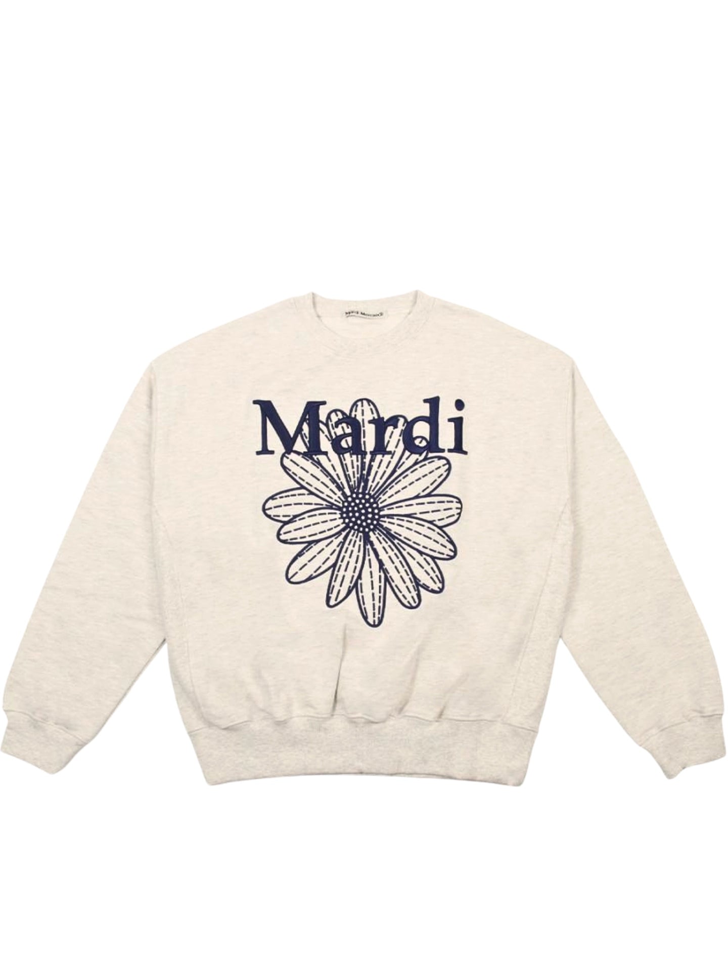 Mardi-Mercredi-Sweatshirt-Flowermardi-Needlework-Oatmeal-Navy