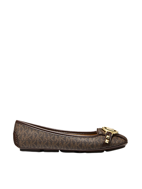 Michael Kors Fulton Studded Logo Moccasin Brown – Balilene