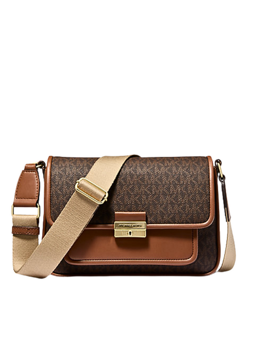 Michael-Kors-Bradshaw-Medium-Signature-Logo-Messenger-Bag-Brown