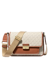 Michael-Kors-Bradshaw-Medium-Signature-Logo-Messenger-Bag-Vanilla