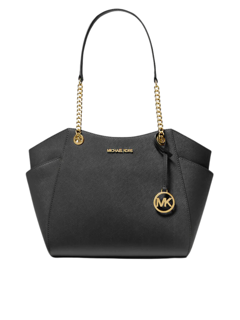 Michael-Kors-Jet-Set-Travel-Large-Chain-Shoulder-Tote-Bag-Black